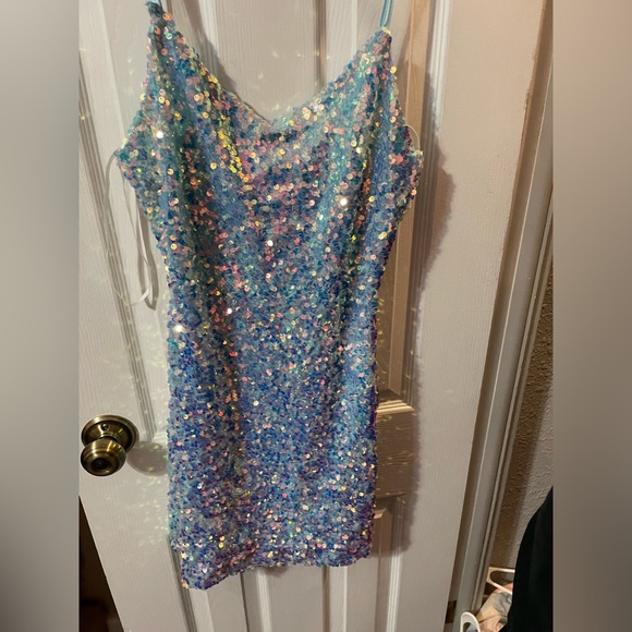 Dresses & Skirts - Sequence blue dress